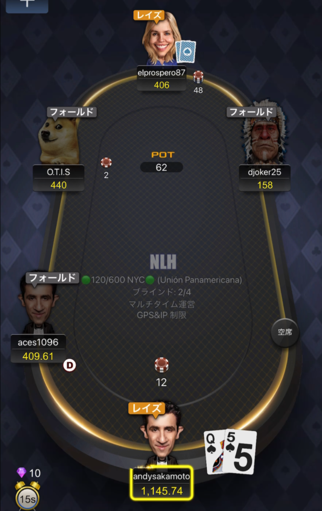 ポーカー　ブラフ